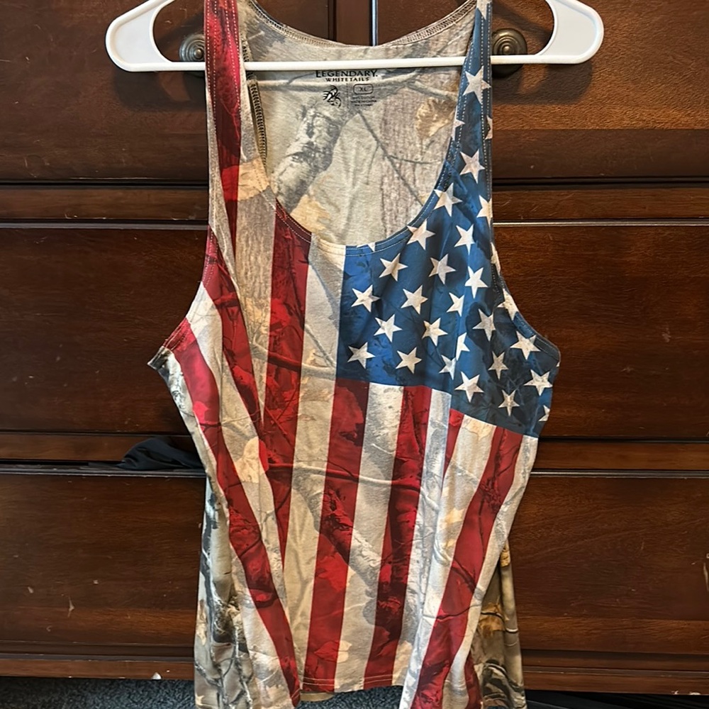American Flag Tank Top